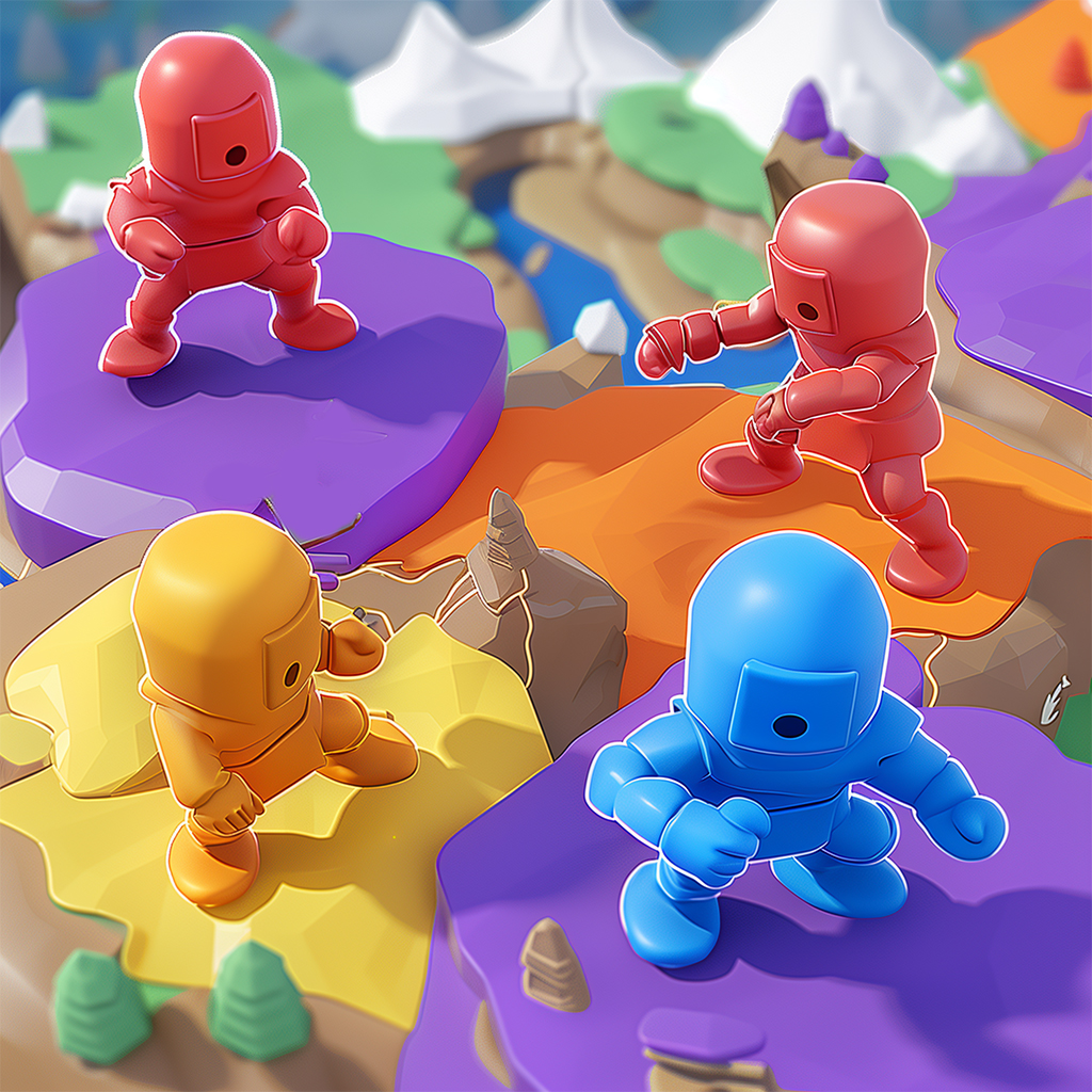 Global Strategy Game Concept icon with a map-focused emblem, territory control markers, and clear visual hierarchy for strategy game branding